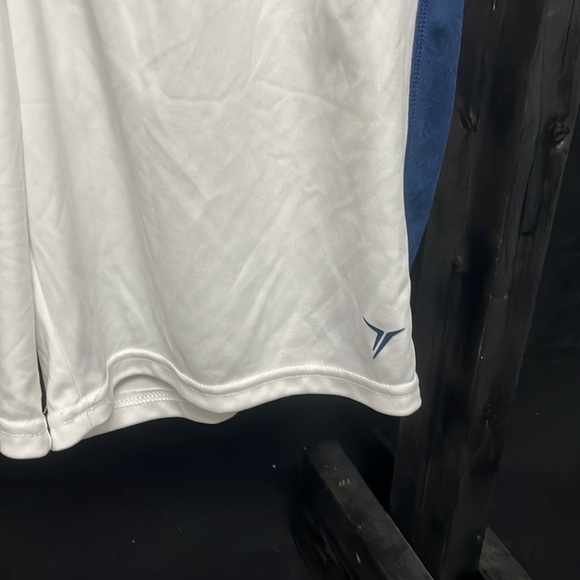 OLD Navy- white and blue polyester athletic shorts - Picture 2 of 4